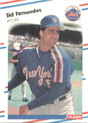 1988 Fleer Baseball Cards      134     Sid Fernandez